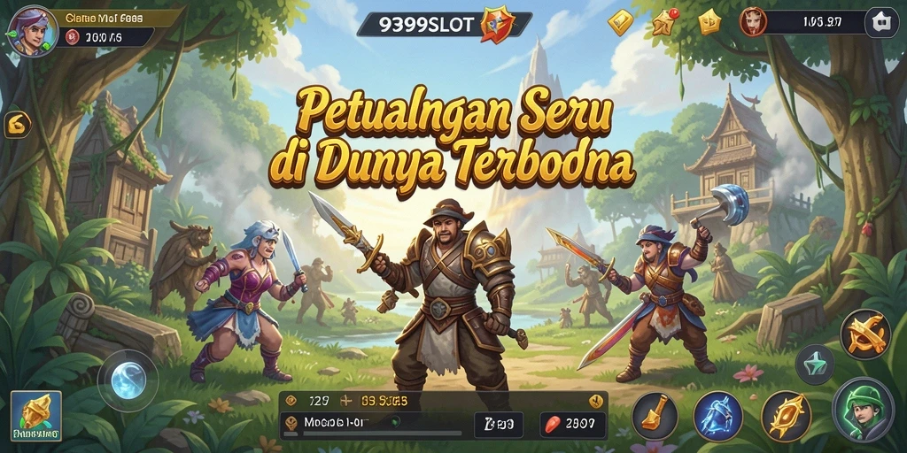 Tangkapan layar gameplay 9399SLOT menampilkan aksi seru di dunia terbuka.