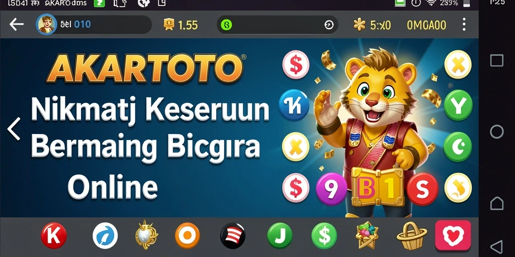Tampilan gameplay Bingo yang seru dan interaktif di AKARTOTO.