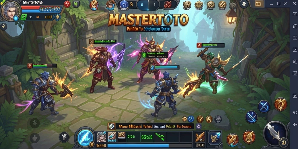 Tampilan gameplay MASTERTOTO yang memukau dan penuh aksi.
