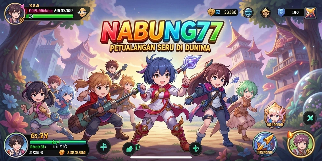 Screenshot NABUNG77 menampilkan aksi seru dan karakter Anime yang menawan.