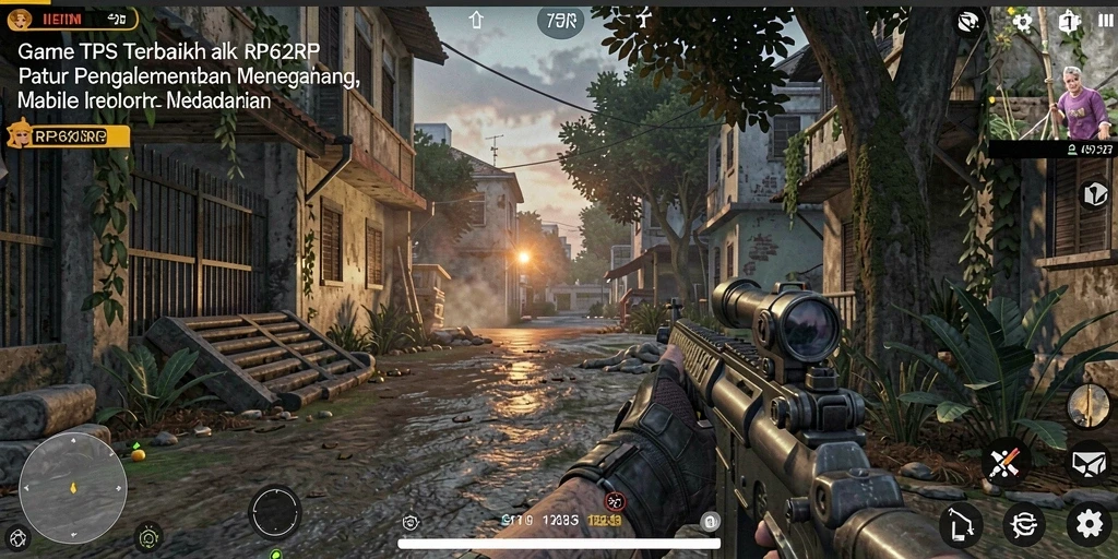 Gameplay mendebarkan RP62RP dengan aksi tempur yang intens.
