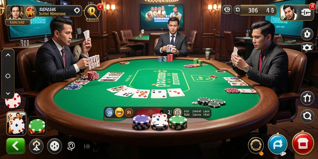 Tampilan menarik gameplay Poker di RP66.