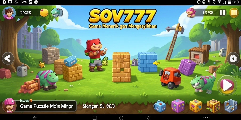Tampilan gameplay SOV777 yang penuh dengan tantangan Puzzle.