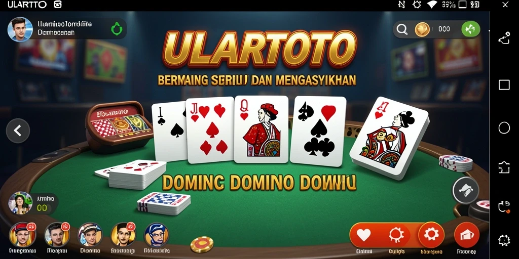 Tampilan gameplay ULARTOTO yang seru dan interaktif.